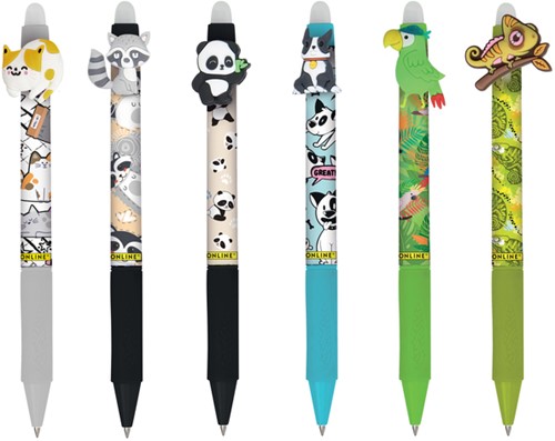 Gelschrijver Online Magixx Fun Wild Life 0.7mm ass 1 Stuk-2