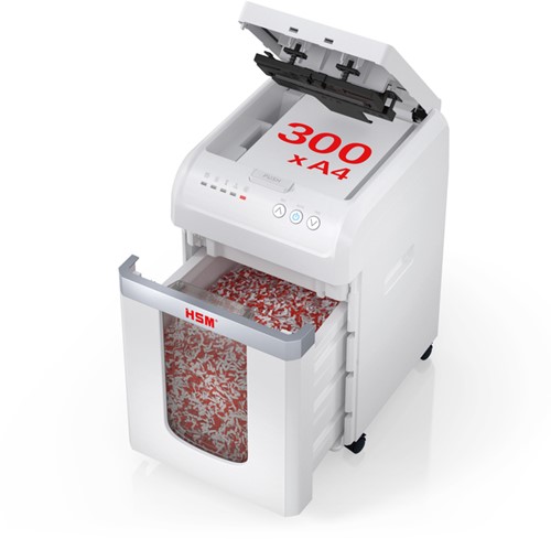 Papiervernietiger HSM shredstar Autofeed X300 snippers 4x12mm-1