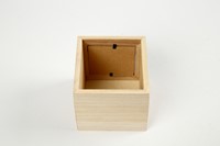 Pennenbakje Creativ Company 10x10x10cm hout 1 Doos-1