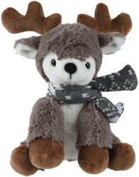 Knuffel hert Decoris 17cm 1 Stuk