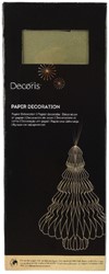Kerstboom Decoris 3D papier 40cm groen 1 Stuk