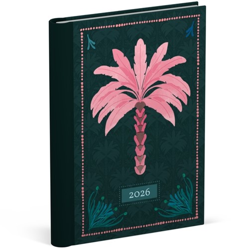 Agenda 2026 Lannoo 120x160 Exotic palms 7d/2p zw 1 Stuk