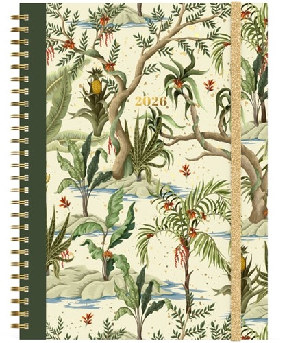 Agenda 2026 Lannoo bureau Botanic 7d/2p wit groen 1 Stuk