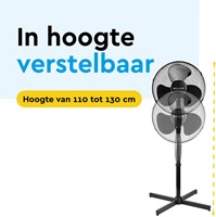 Statiefventilator BRASQ F300 Ø 40cm zwart 1 Stuk-3