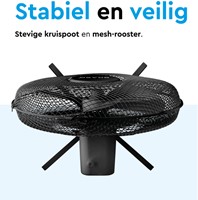 Statiefventilator BRASQ F300 Ø 40cm zwart-1