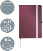 Notitieboek Leitz Style A5 lijn 160 pagina's rood 1 Stuk-2