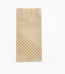 Cadeauzak Clairefontaine 16x30x5 kraft ster 50st 50 Stuk