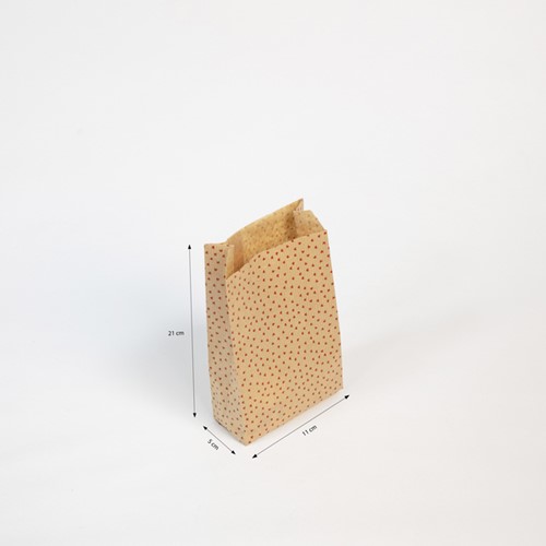 Cadeauzak Clairefontaine 12x24x4.5 kraft hart 50st 50 Stuk-2