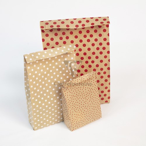 Cadeauzak Clairefontaine 12x24x4.5cm kraft harten 50 stuks-1