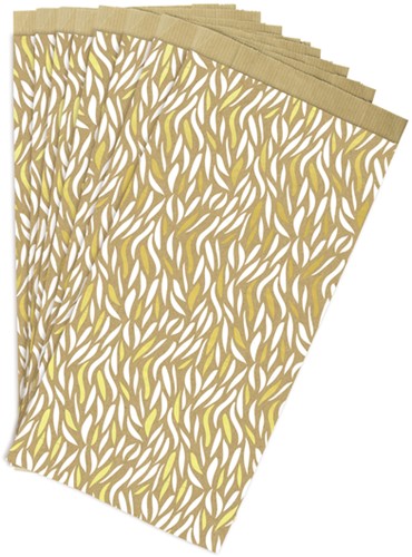 Cadeauzak Clairefontaine 12x24x4.5 kraft golf 50st 50 Stuk