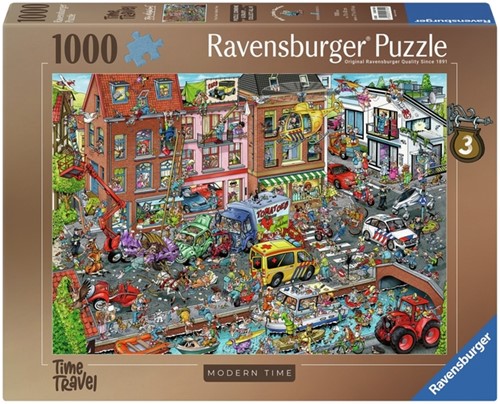 Puzzel Ravensburger Ray's comic Modern Time 1000st 1 Stuk