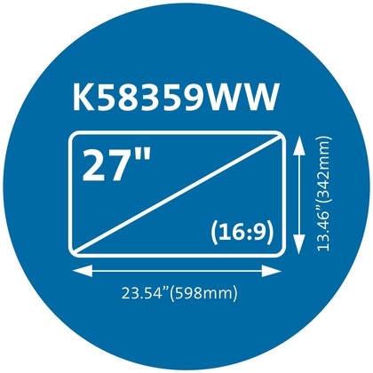 Privacyfilter Kensington MagPro voor 27" monitors 16:9-2
