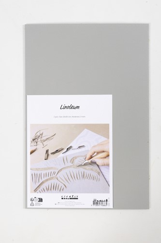 Linoleum Creativ Company 3mm 20x30cm 2 Stuk
