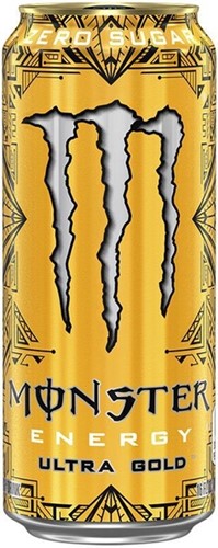 Energiedrank Monster ultra gold blik 500ml 500 Milliliter