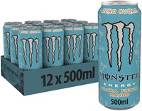 Energiedrank Monster ultra fiesta mango blik 500ml 500 Milliliter-2