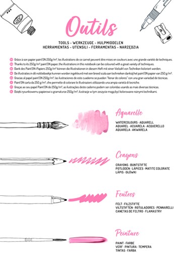 Kleurboek Clairefontaine Odelia A4 Vrouwen 1 Stuk-7