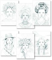 Kleurboek Clairefontaine Odelia A4 Vrouwen 1 Stuk-3