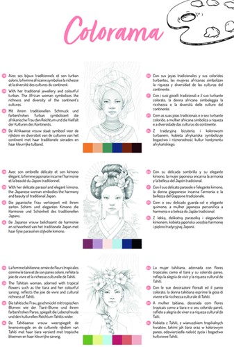 Kleurboek Clairefontaine Odelia A4 Vrouwen 1 Stuk-5