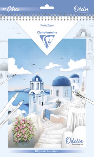 Kleurboek Clairefontaine Odelia A4 Steden 1 Stuk