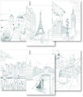 Kleurboek Clairefontaine Odelia A4 Steden 1 Stuk-3