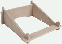 Gerecyclede laptopstandaard Quantore vilt zand 1 Stuk-2