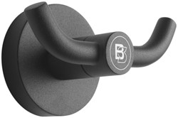 Kledinghaak Blacksatino 2 haaks zwart 332120 1 Stuk