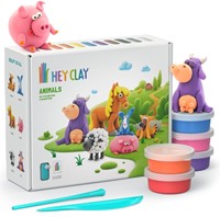 Klei Hey Clay dieren set 15 delen 17 blik