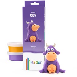 Klei Hey Clay koe set 3 delen 3 blik