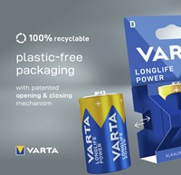 Batterij Varta Longlife Power 2x D 2 Stuk-1