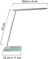 Bureaulamp Unilux Popy LED wit 1 Stuk-2