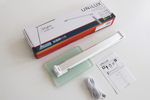 Bureaulamp Unilux Popy LED wit 1 Stuk-3