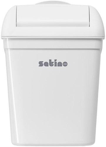 Dameshygienebak Satino 8 liter wit 332560 1 Stuk-2