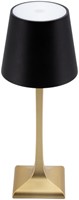 Tafellamp Securit Roma LED opl dimbaar zwart-goud 1 Stuk