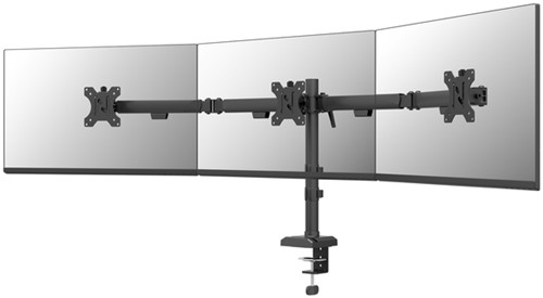 Monitorarm Neomounts NERO triple 17-27" zwart