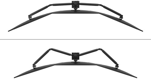Monitorarm Neomounts NERO triple 17-27" zwart-3
