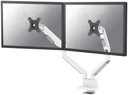 Monitorarm Neomounts NEXT Slim dual 17-32" wit