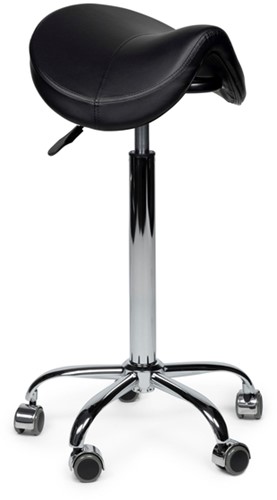 Premium zadelkruk zwart hoog 1 Stuk-3