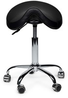 Premium zadelkruk zwart laag 1 Stuk