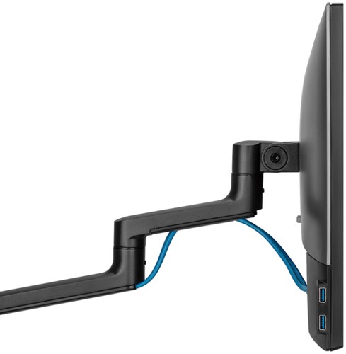Monitorarm met laptophouder Neomounts NEXT Lite single 17-27" zwart-4