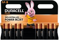 Batterij Duracell Plus Powerboost 8x AA 8 Stuk