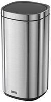 Afvalbak Desq Touch 30 liter RVS zilver 1 Stuk