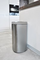 Afvalbak Desq Touch 30 liter RVS zilver 1 Stuk-2