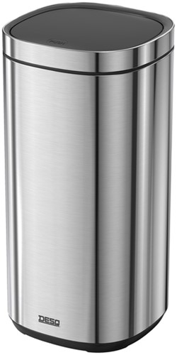 Afvalbak Desq Touch 50 liter RVS zilver 1 Stuk