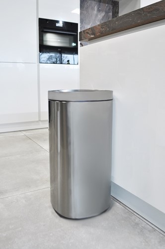 Afvalbak Desq Touch 50 liter RVS zilver-2