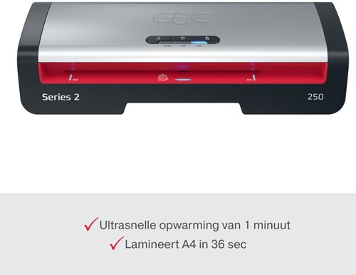 Lamineermachine GBC 250 Office A4 1 Stuk-4