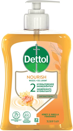 Handzeep Dettol Honey Vanilla antibacterieël 250ml 250 Milliliter