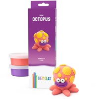 Klei Hey Clay Octopus 3 potjes 1 Doos