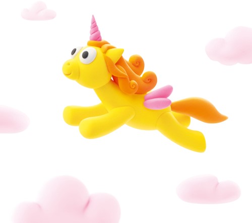 Klei Hey Clay Sunny 3 potjes 1 Doos-3