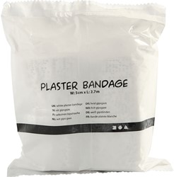 Gipsverband Creativ Company rol 10x270cm 2 rollen 2 Rol