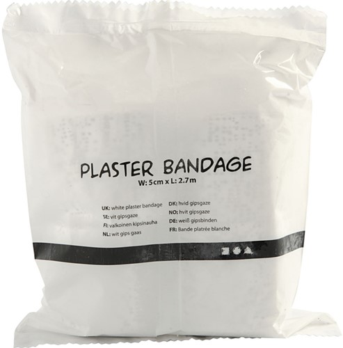 Gipsverband Creativ Company rol 10x270cm 2 rollen 2 Rol